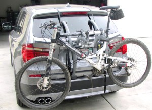 4x4 Bike Rack - Shown on BMW X3