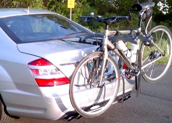 bike rack sedan car