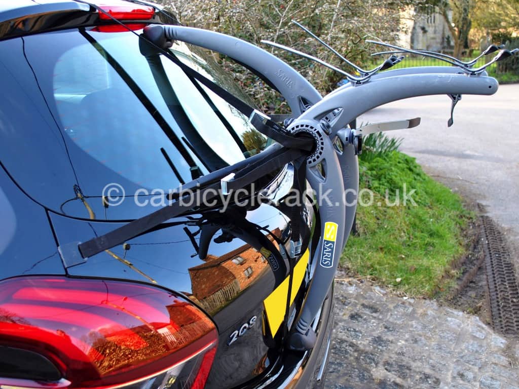 Car Boot 3 BIKE CYCLE CARRIER RACK To Fit Peugeot 108 208 2008 308 3008 508 5008 
