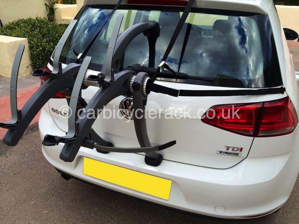 Car Boot 3 BIKE CYCLE CARRIER RACK To Fit Toyota Yaris Auris Avensis Corrola 