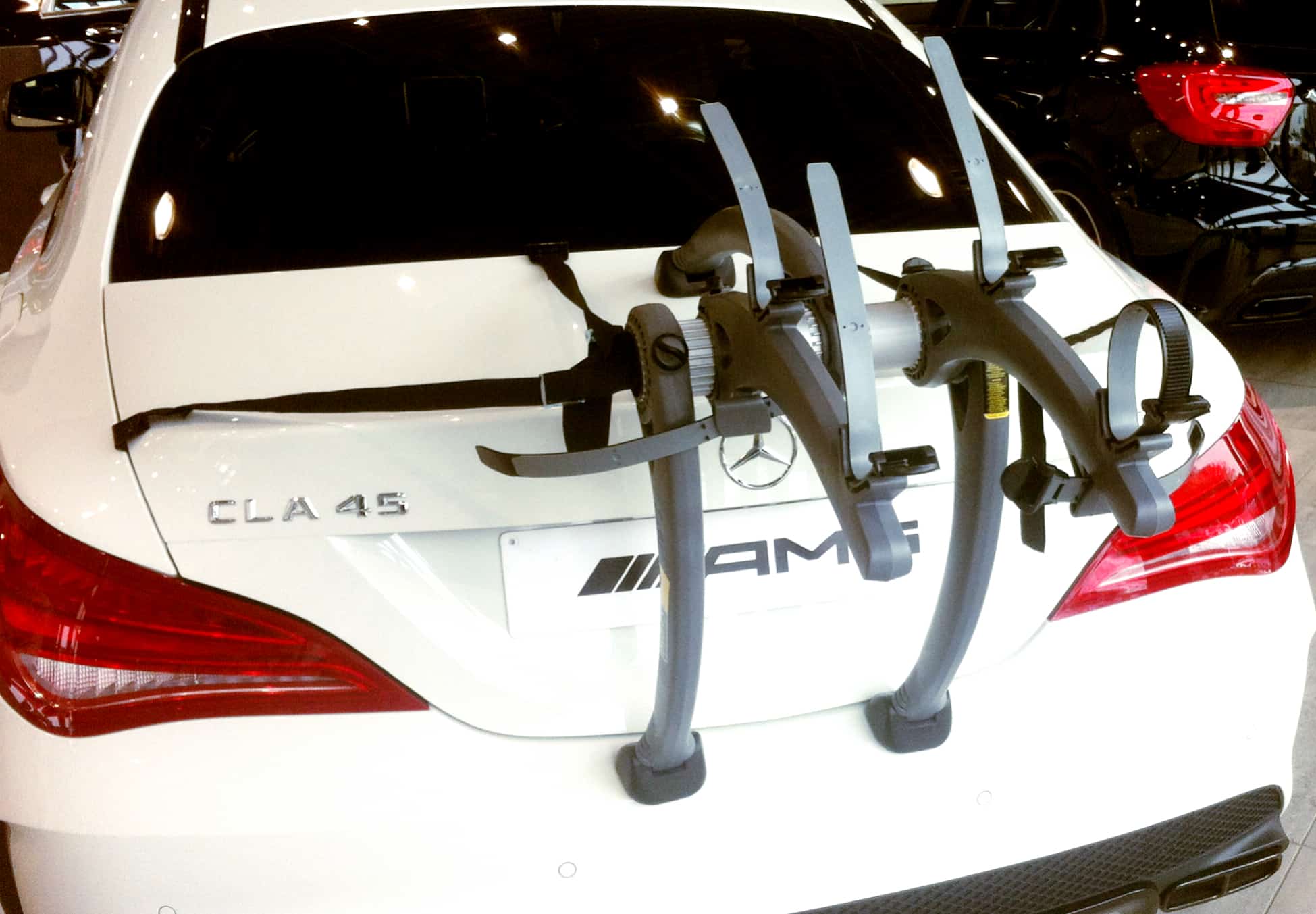 Mercedes CLA Bike Rack the best out there modern arc based design